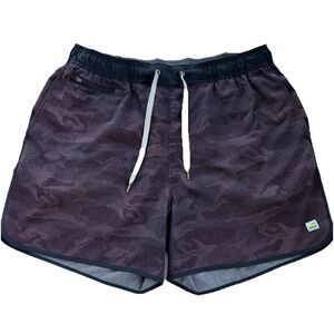 Vuori Short Men Large Banks Camo Drawstring Pocket Logo Run Gym Hype Core